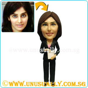 Custom 3D Smart Female Executive Figurine
